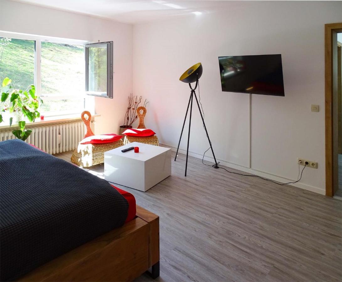 Ferienwohnung Beim Burgberg 巴特阿巴赫 外观 照片